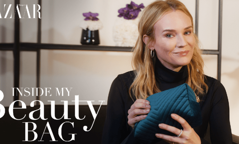 Diane Kruger shares the important merchandise in her magnificence bag
