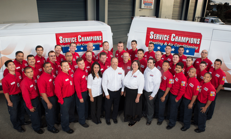 Service Champions Heating & Air Conditioning Named a San Francisco Bay Space 2016 “High Office”