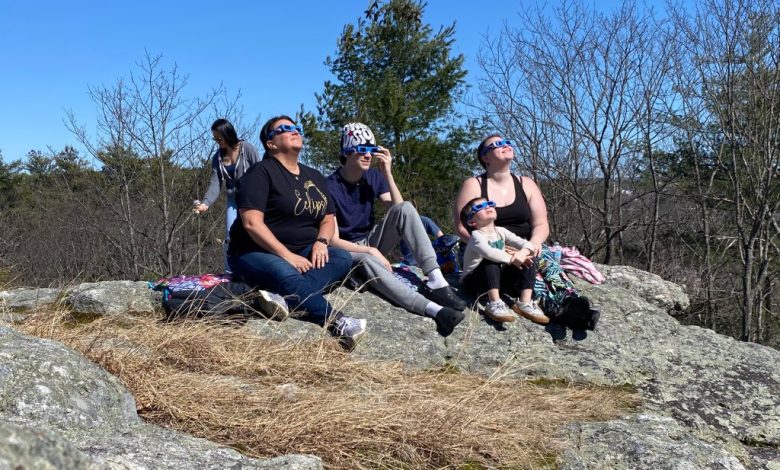 Amid the eclipse craze, some opted to observe a lot nearer to their dwelling in Lewiston-Auburn