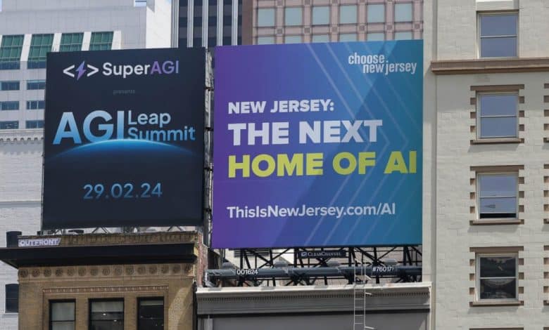 San Francisco billboard claims New Jersey is the ‘subsequent residence of AI’