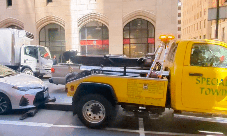 San Francisco police examine viral tow truck video