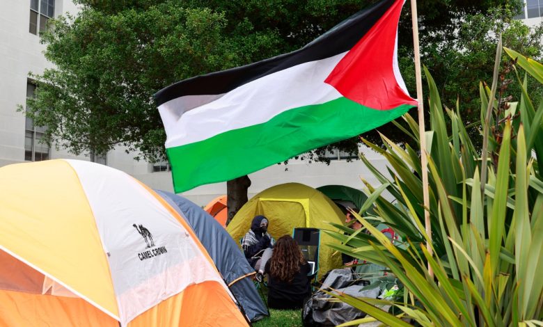 Professional-Palestine protesters at UC Berkeley take down encampment