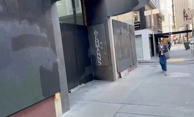 Eerie footage exhibits total block of San Francisco’s retail coronary heart deserted