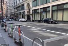 San Francisco’s enterprise hub is abandoned with eerie footage exhibiting boarded up outlets, for lease indicators and empty sidewalks after spiraling crime and homelessness drove companies out