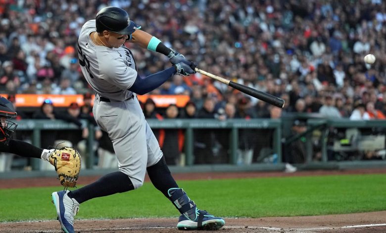 Aaron Choose hits 2 dwelling runs in San Francisco debut as Yankees torch Giants