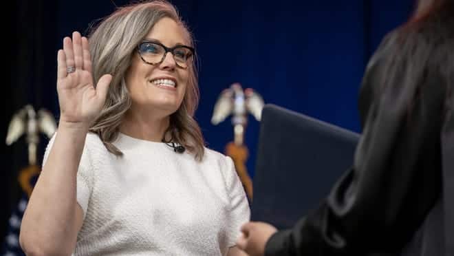 Group house gained large after donating to Arizona Gov. Katie Hobbs