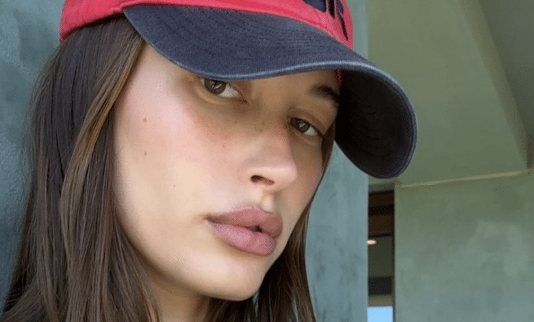 Hailey Bieber on new Rhode blusher & pregnant magnificence