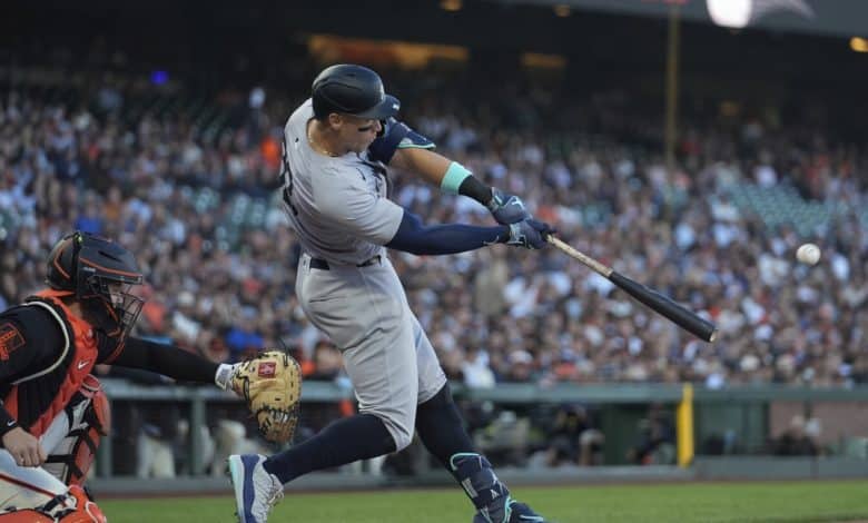 Aaron Decide hits his twenty first dwelling run to guide the Yankees previous the Giants 7-3