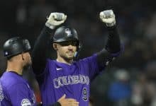 Fitzgerald hits 2 residence runs, Harrison strikes out 11, Giants beat Rockies 11-4